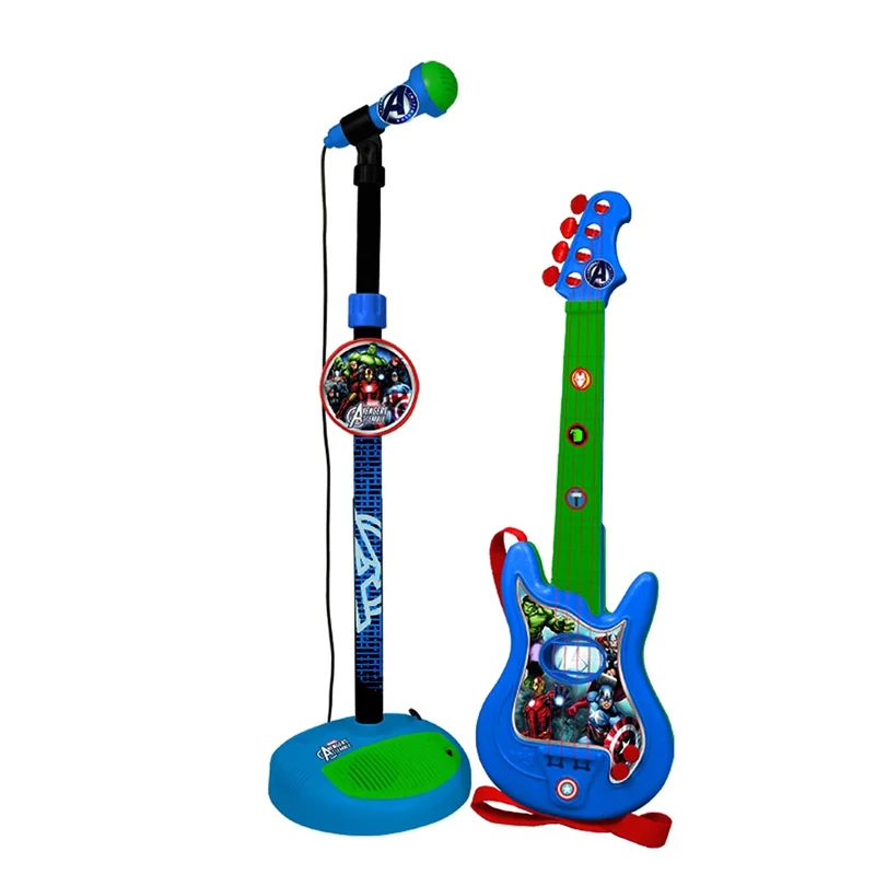 REIG Avengers Assemble Guitar and Microphone Set