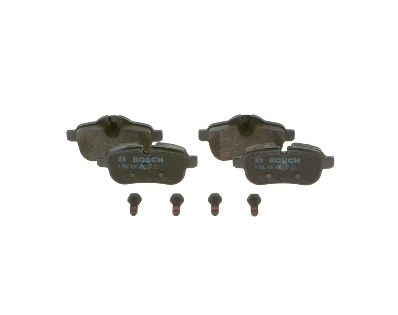 Bosch BP1373 - Brake Pads Car Rear Axle - Bosch Quality - Reduced Noise and Dust - ECE-R90 Certified - Copper-Free - 1 Set of 4 Pads - With Accessories