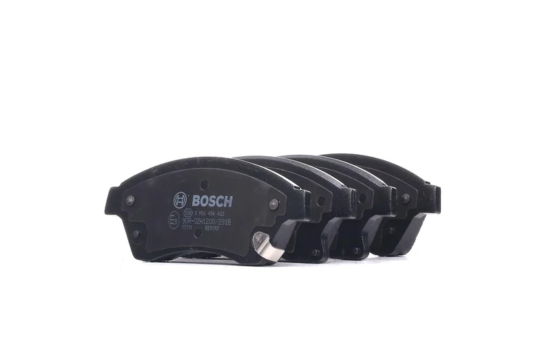 Bosch BP1355 - Brake Pads Car Front Axle - Bosch Quality - Reduced Noise and Dust - ECE-R90 Certified - Copper-Free - 1 Set of 4 Pads