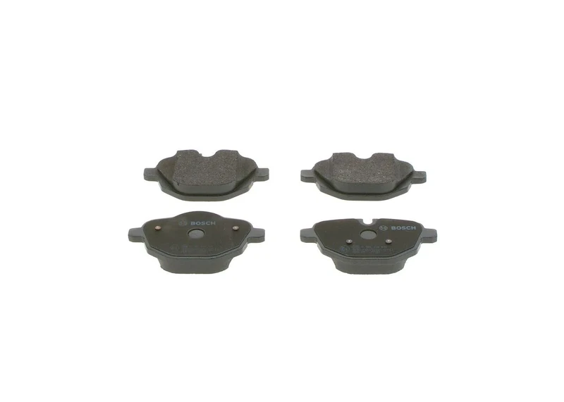 Bosch BP1354 - Brake Pads Car Rear Axle - Bosch Quality - Reduced Noise and Dust - ECE-R90 Certified - Copper-Free - 1 Set of 4 Pads - With Accessories