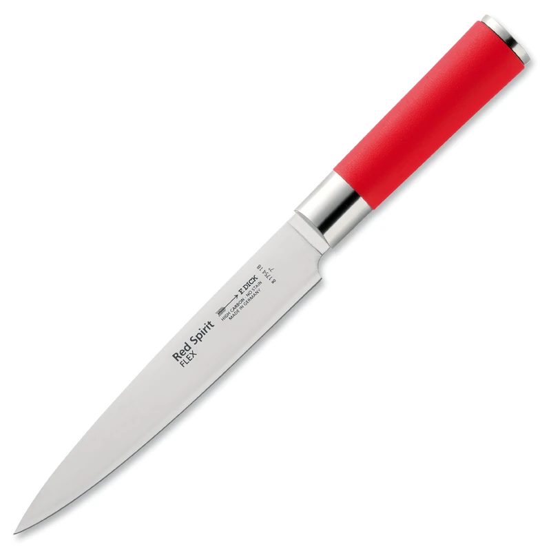 Dick Knives GH287 Spirit Flexible Fillet Knife, 18 cm, Red
