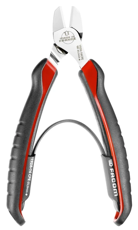 FACOM High Performance Diagonal Cutting Plier, Red and Black, 160mm (Type 1)