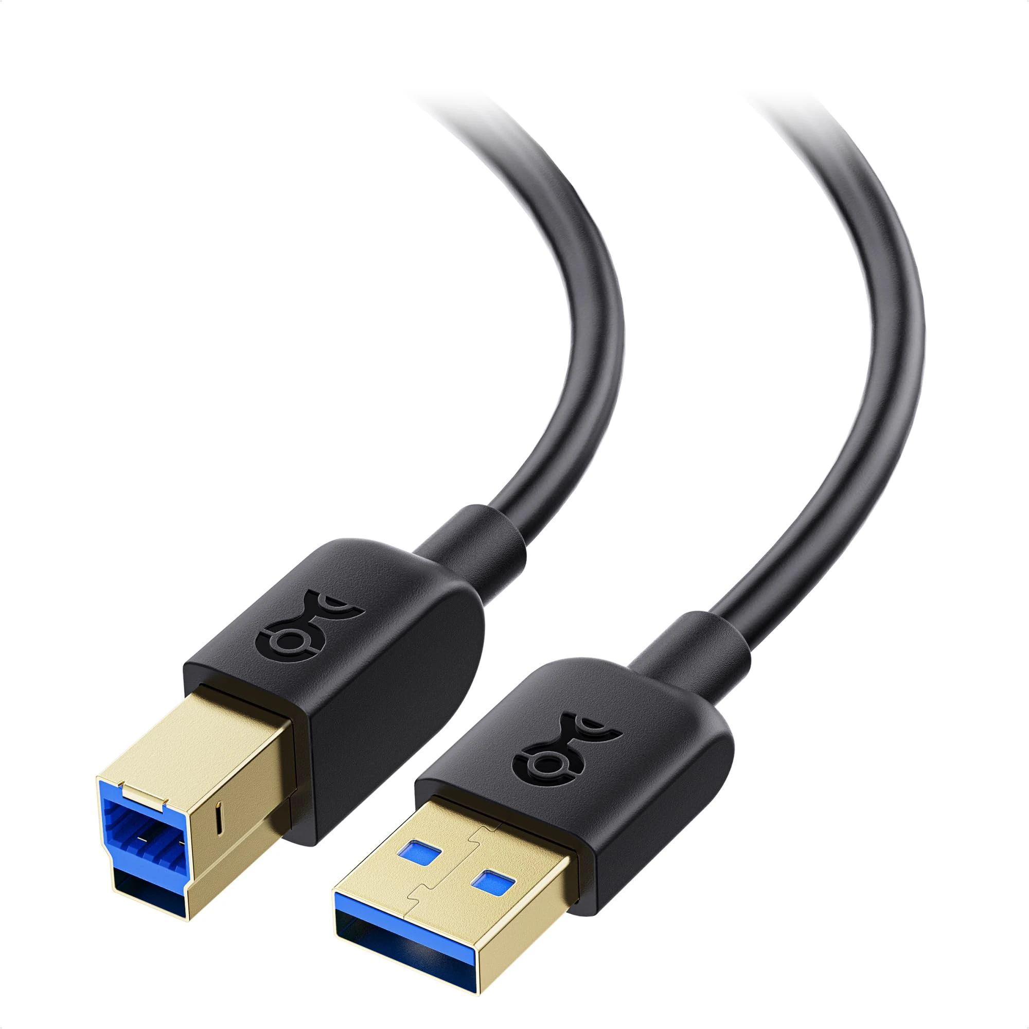 Cable Matters USB 3.0 Cable 1m (USB 3 Cable A to B, Type A to B) for External Hard Drives, Scanners, Hubs and Docking Stations in Black