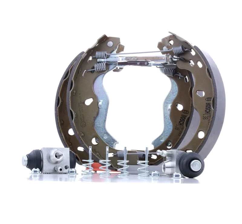 Bosch KS678 Kit Super Pro - Rear drum brake kit - 1 pre-assembled set, 2 wheel brake cylinders, 4 brake shoes - Image 1