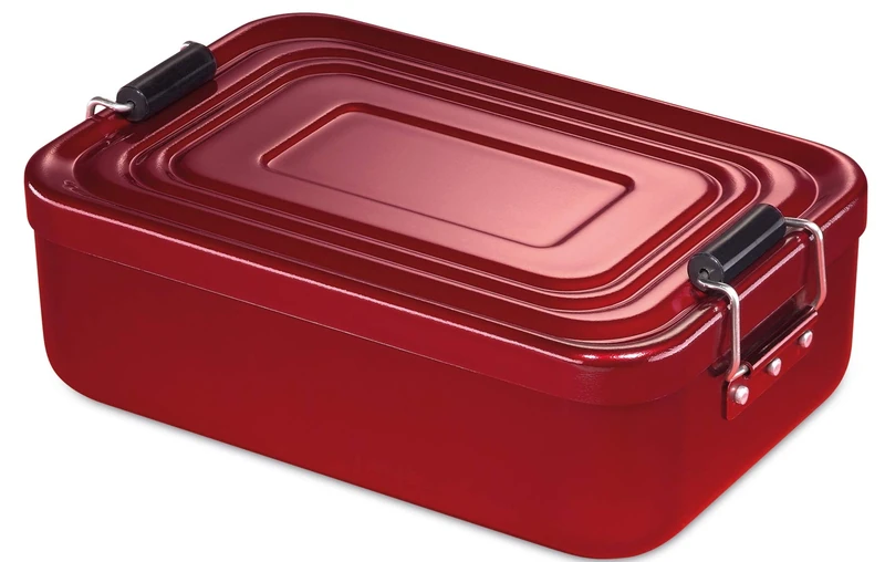 Küchenprofi 1001471423 Aluminium Lunch Box, Large, Red
