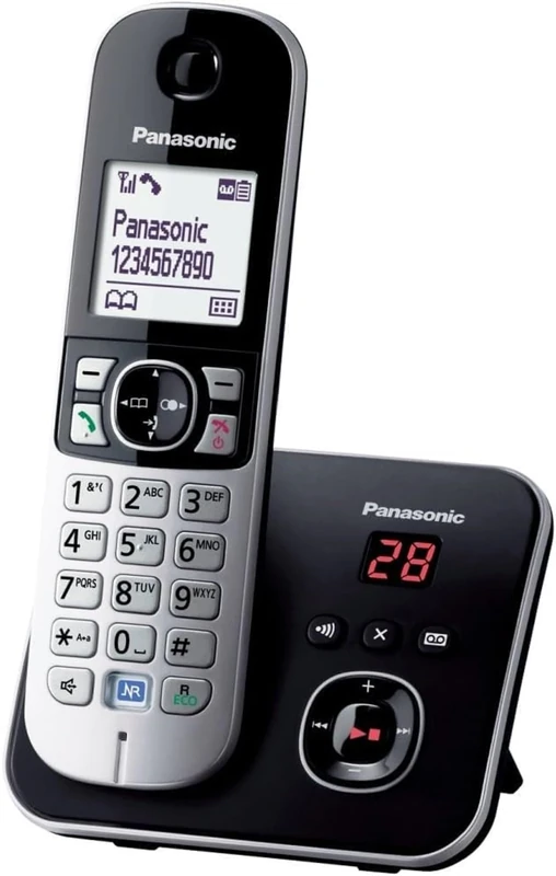 Panasonic KX-TG6821EB Single DECT Cordless Telephone with Answer Machine