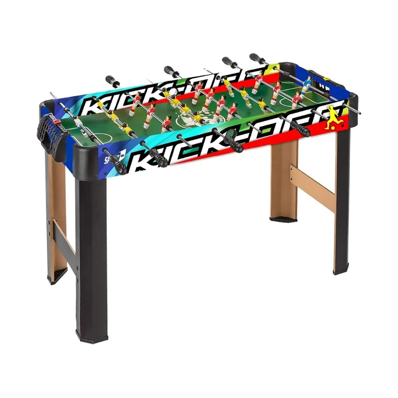 Sport1 Indoor Kick-Off Soccer with Legs MDF Indoor Table Football Medium Size 98 x 42 x 63 cm Home Card with 8 passing rods and balls included Multicolor Gift Idea