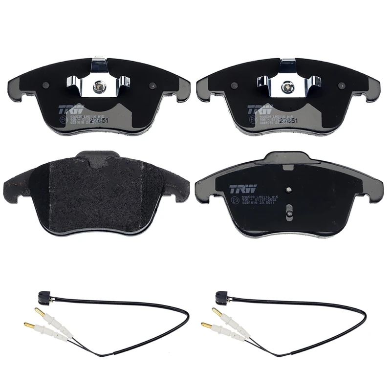 TRW GDB1818 Brake Pad Set of 4 for Peugeot 508 SW I (8E_) 2010-2018 Front Axle and other vehicles