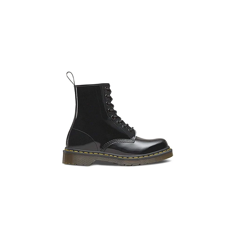 Dr. Martens Women's 1460 W Amphibians, Black Patent Lamper, 6 UK