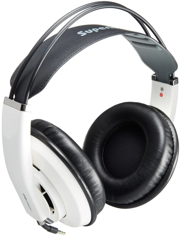 Superlux HD681 EVO Studio Headphones - Semi Open for Recording, Monitoring, DJ, Gaming - white - Image 1