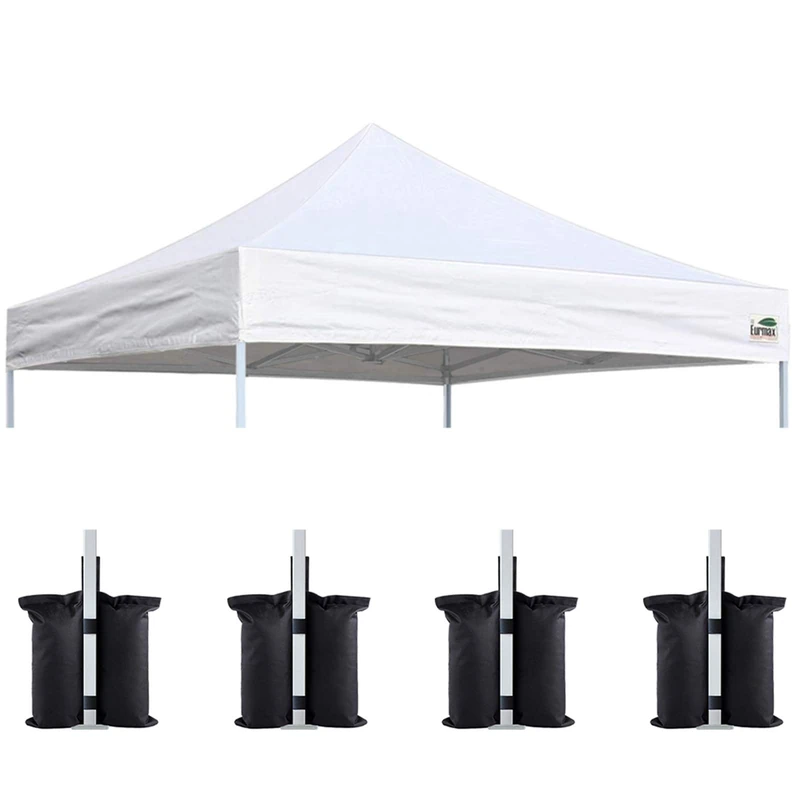 Eurmax New Pop up 10x10 Replacement Instant Ez Canopy Top Cover Choose 15 Colors (White) - Image 1