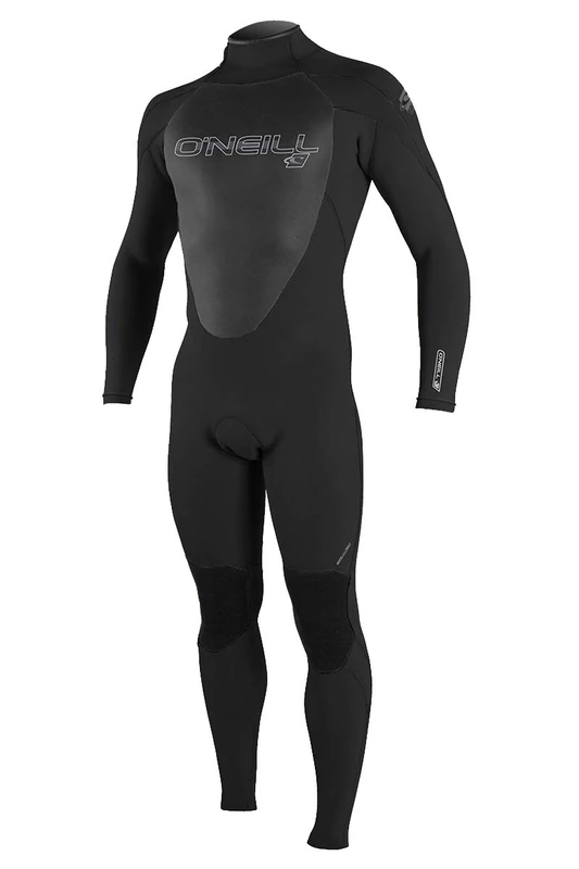O'Neill Men's Epic 3/2mm Back Zip Full Wetsuit, Black/Black/Black, X-Large