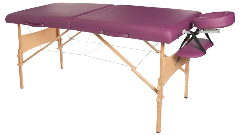3B Scientific Burgundy Deluxe Portable Massage Table