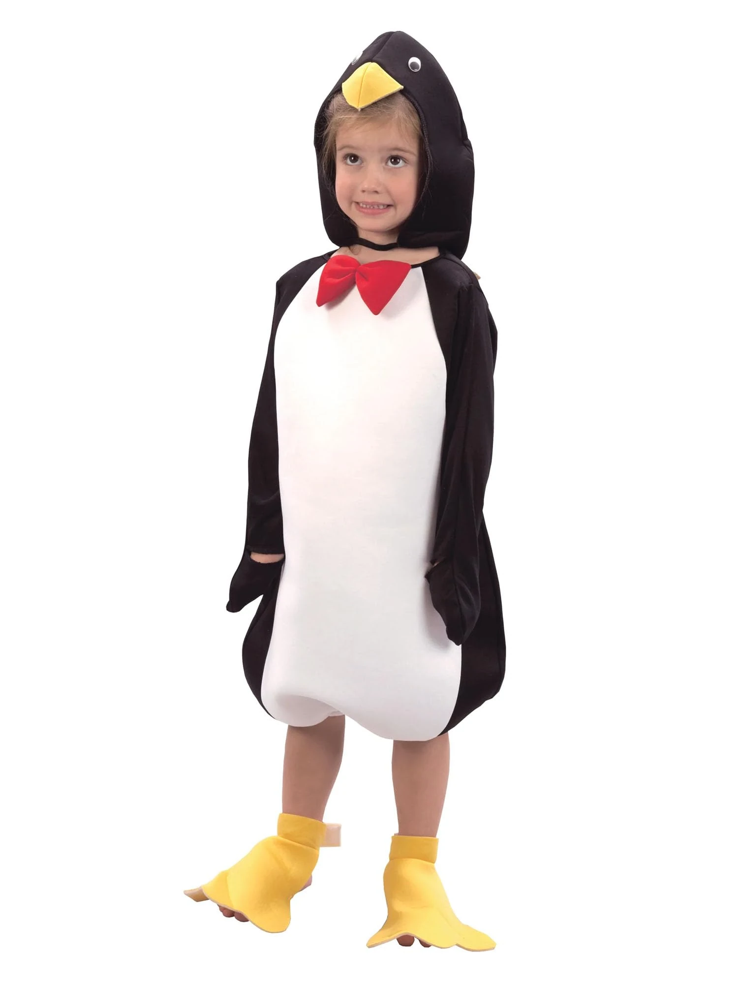 Bristol Novelty CC036 Penguin Costume set | For Kids | Black and White Toddler, Unisex-Child, X-Small Halloween Halloween