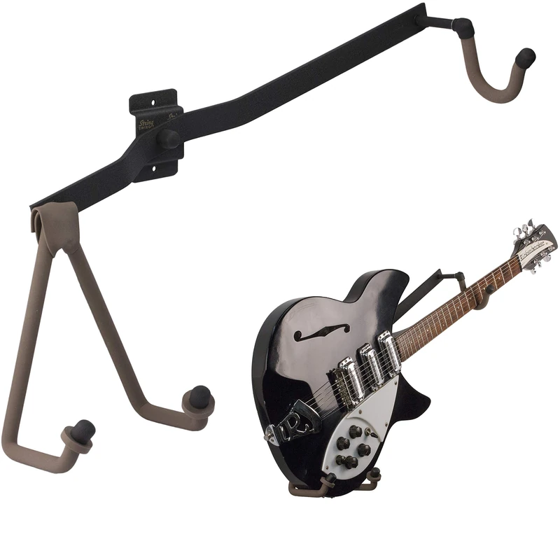 String Swing CC151-LPN-FW Horizontal Narrow-Body Guitar Hanger - Image 1