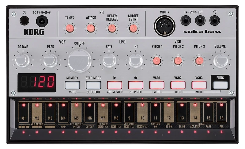 Korg - volca Bass - Analogue Bass Machine Synthesizer - Image 1