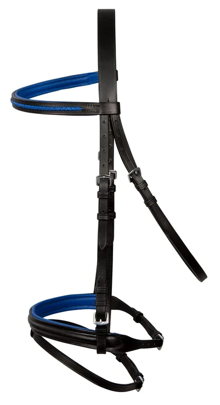 PFIFF Basicline Full Bridle Black/Blue