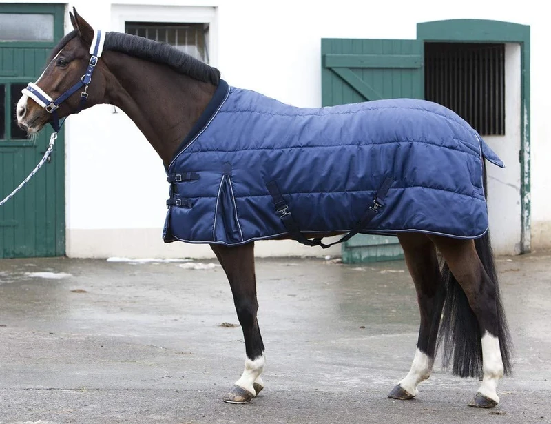 PFIFF Orlando 101672 Horse Stable Blanket Winter Blanket Horse Blanket 145 cm Blue