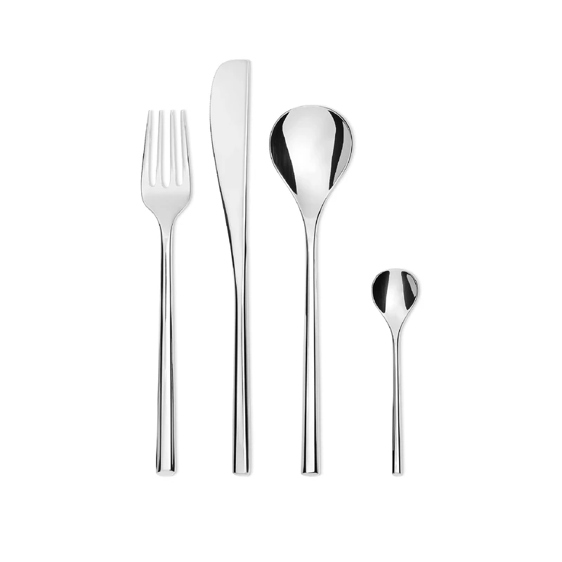 Alessi Cutlery Set, Stainless Steel, 24-Piece