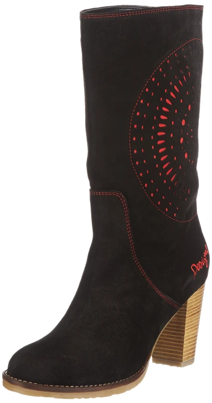 Desigual Womens Mar Jungle Green Slouch Boots 38TS601407639 6 UK, 39 EU, 9 US, Regular - Image 1