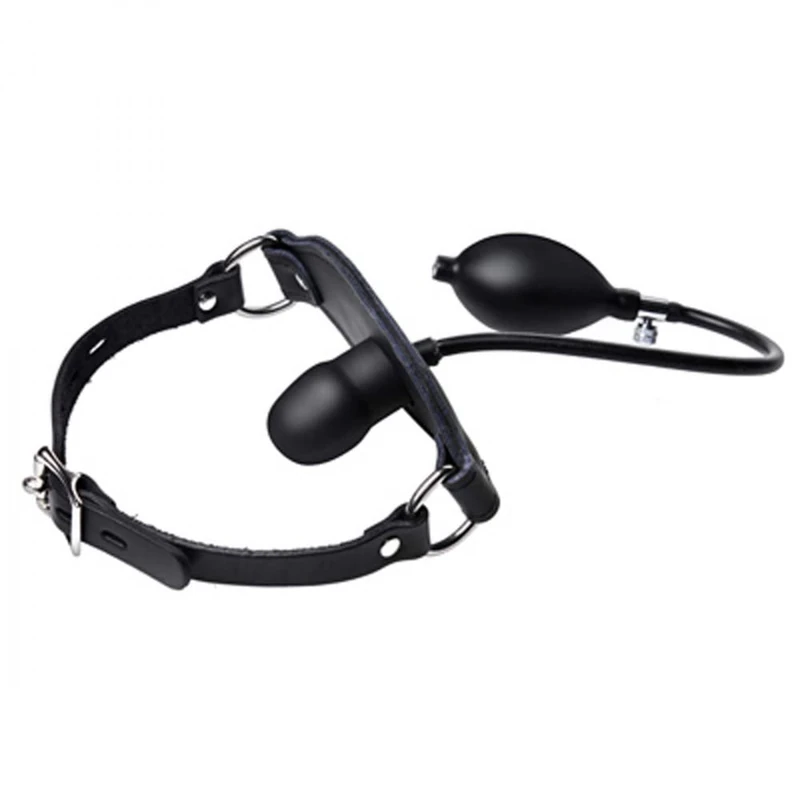 Master Series Inflatable Locking Silicone Penis Gag