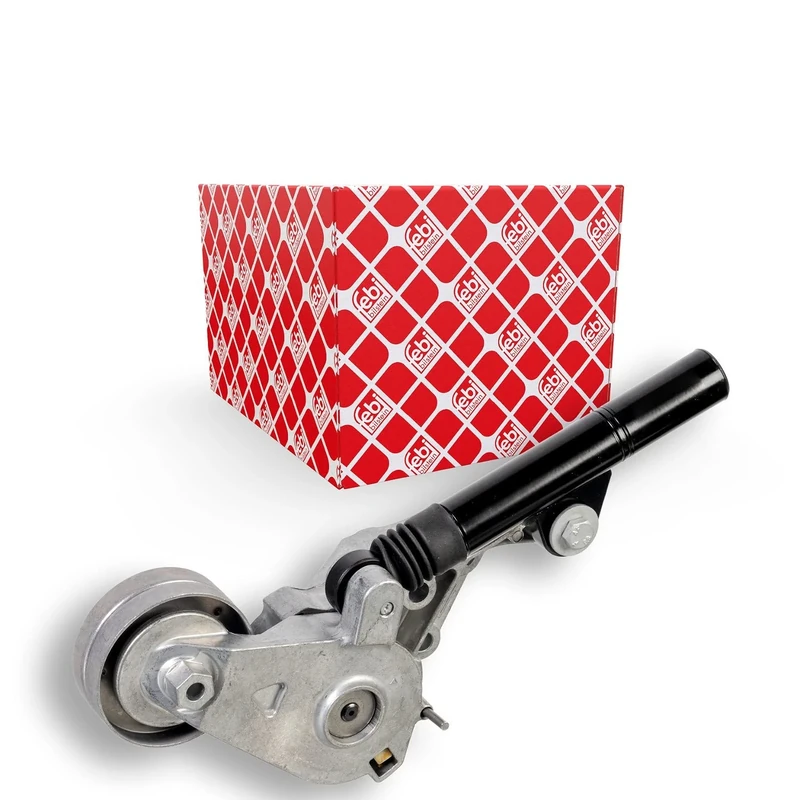 febi bilstein 21690 Tensioner Assembly for auxiliary belt, pack of one