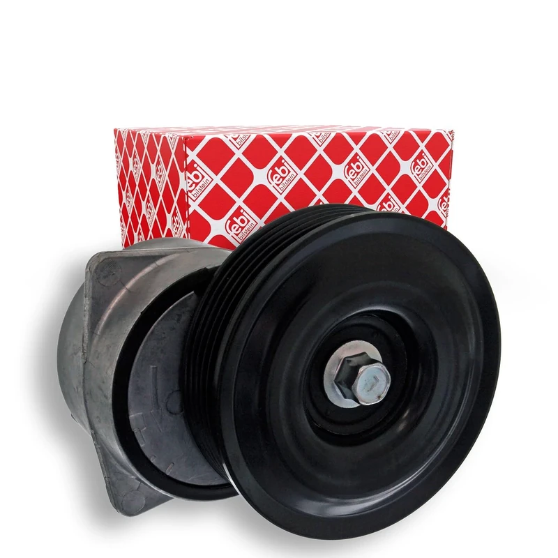 febi bilstein 21797 Tensioner Assembly for auxiliary belt, pack of one