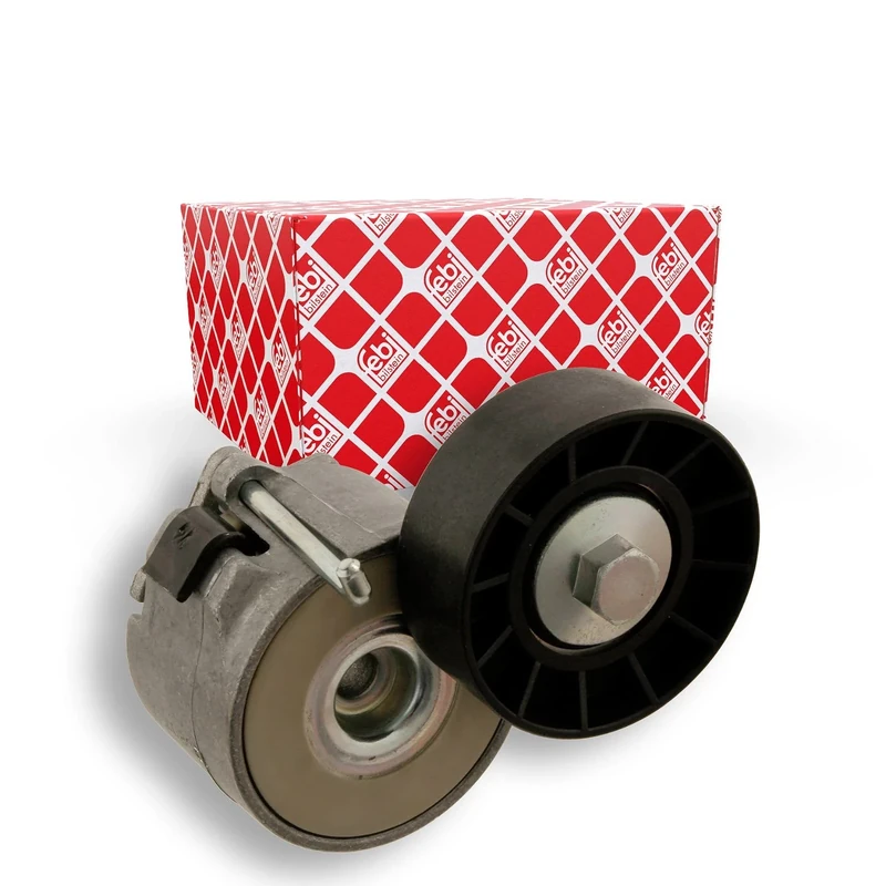 febi bilstein 30170 Tensioner Assembly for auxiliary belt, pack of one