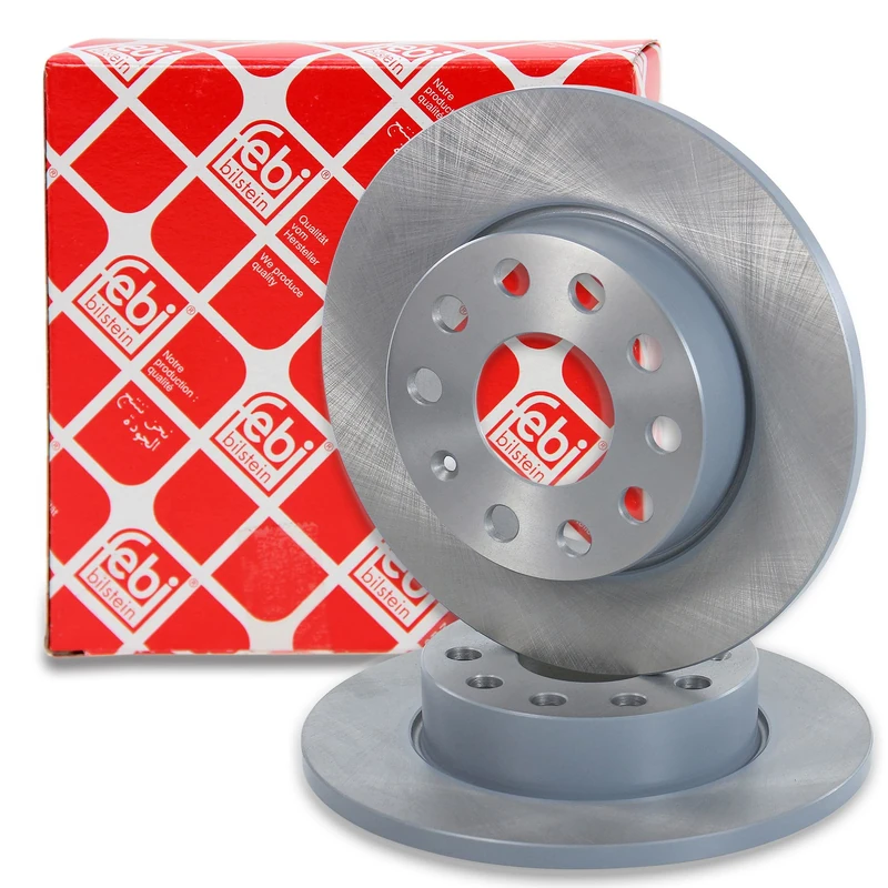 febi bilstein 36215 Brake Disc Set (2 Brake Disc) rear, full, No. of Holes 5