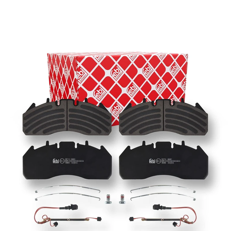 febi bilstein 16690 Brake Pad Set with fastening material, 1 unit