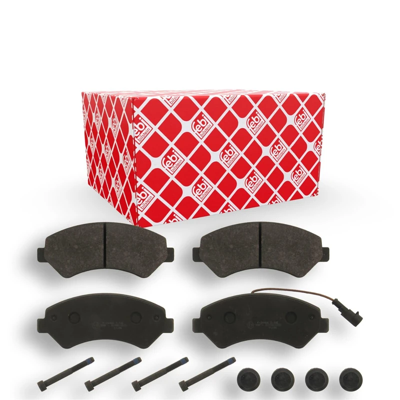 febi bilstein 16840 Brake Pad Set with fastening material, 1 unit