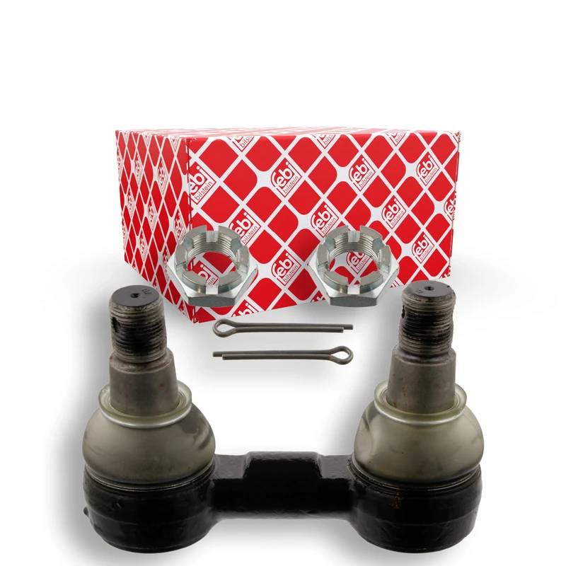 febi bilstein 35062 Stabiliser Link with castle nuts and cotter pins, pack of one