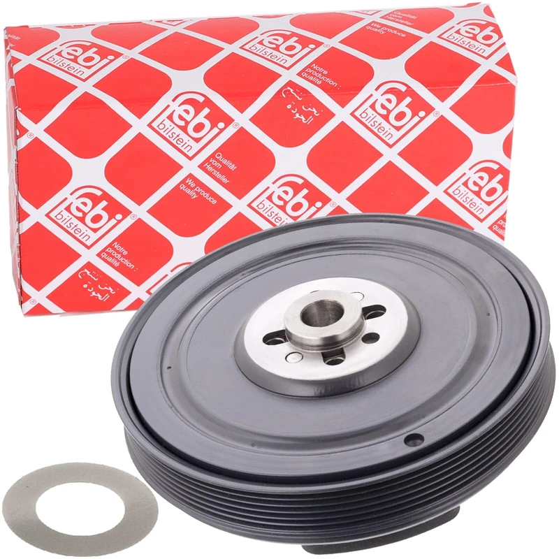febi bilstein 31858 Pulley decoupled, for crankshaft, pack of one