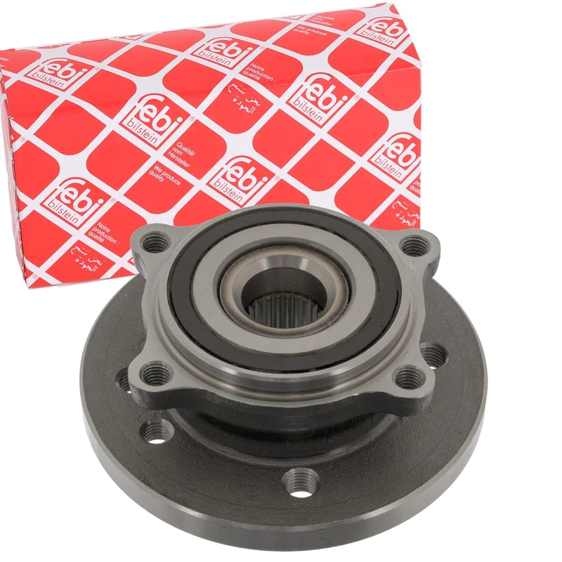 febi bilstein 22315 Wheel Bearing Kit with wheel hub and ABS sensor ring, pack of one