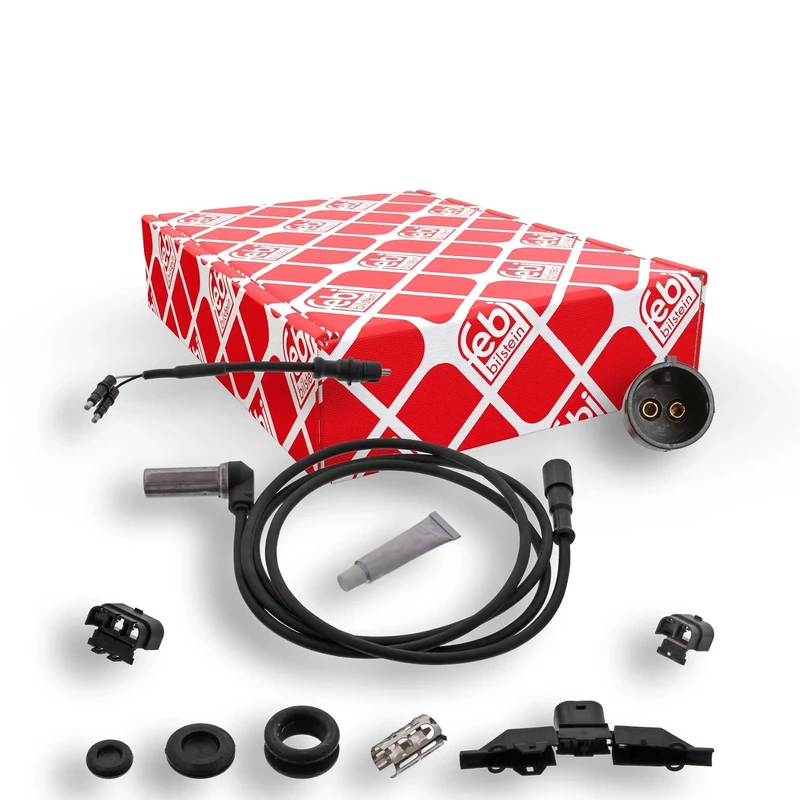 febi bilstein 35299 ABS Sensor with additional parts and grease, pack of one