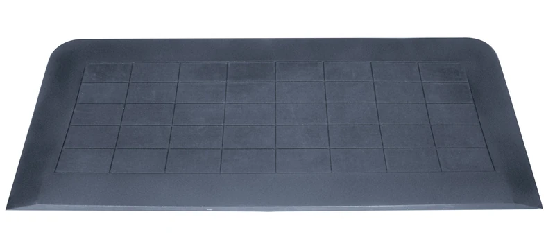 Aidapt Rubber Threshold Ramp 1520x610mm.No Fixing Required,Kerbs,Doorways,Split Level Rooms,Wheelchair,Scooter,Rollator,Walking Frame,Disability Access Ramp,Non-Slip,Cut to Size,Durable,Hard Wearing