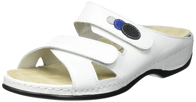 Berkemann Women's Felia Mule, White, 8 UK