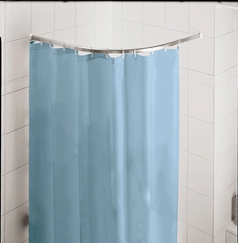 Kleine Wolke Shower Curtain Bar, Chrome, 90 x 90 cm
