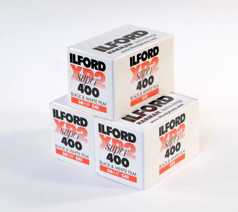 Ilford XP2 400, 35mm 36 exposures 3 rolls