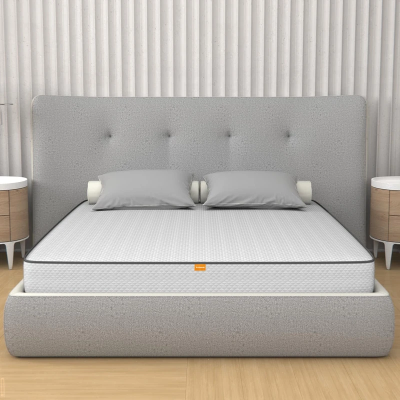MiaSuite Primavera H12 90 x 190 cm Polyester Bianco Foam Mattress - Image 1