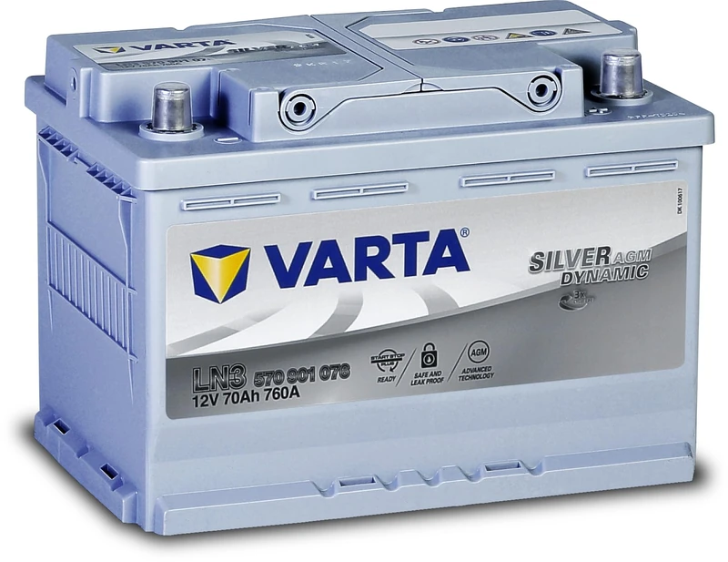 Varta AGM Start Stop 70 AH 760 A (S) E39