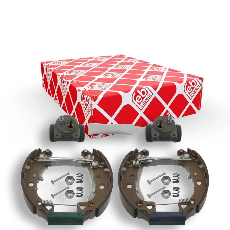 febi bilstein 37502 Brake Shoe Set with additional parts, pack of two