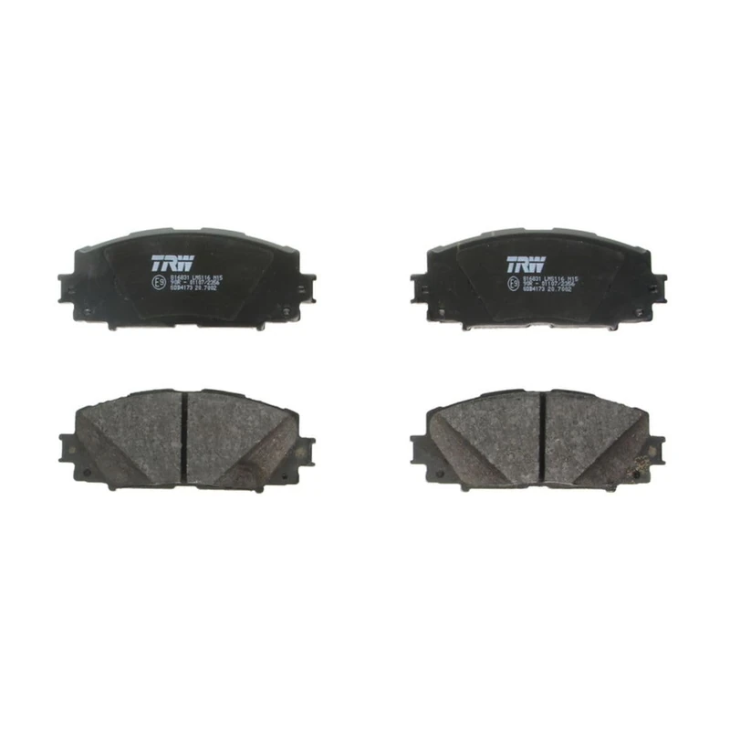 TRW GDB4173 Brake Pad Set of 4 Compatible for Toyota Prius III (_W3_) 2008-2016 Front Axle and Other Vehicles