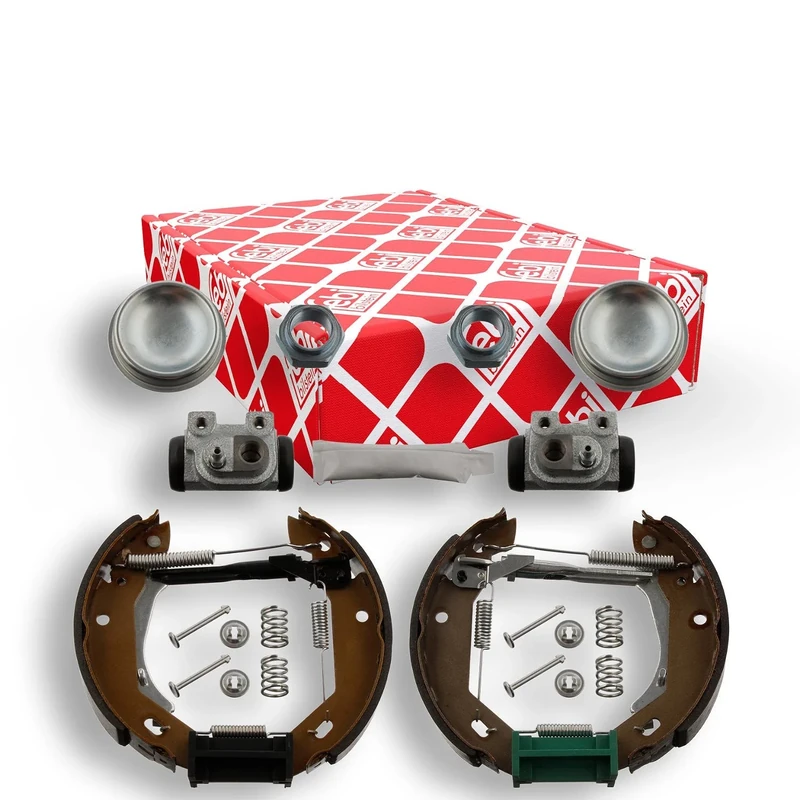 febi bilstein 37522 Brake Shoe Set with additional parts, pack of two
