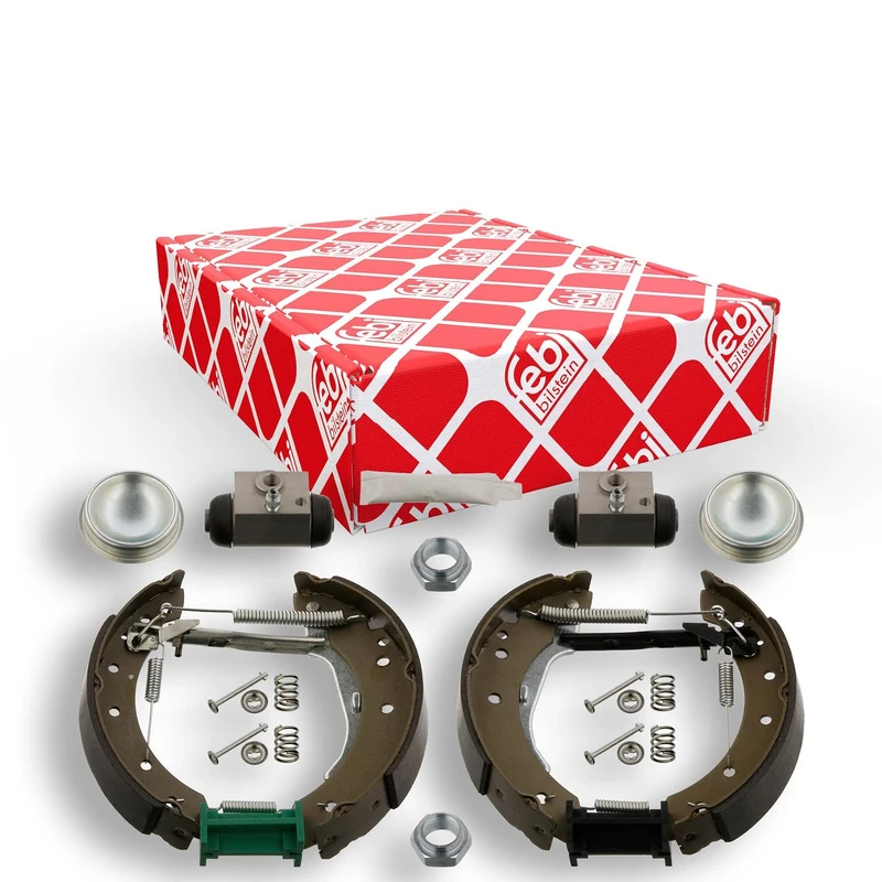 febi bilstein 37524 Brake Shoe Set with additional parts, pack of two