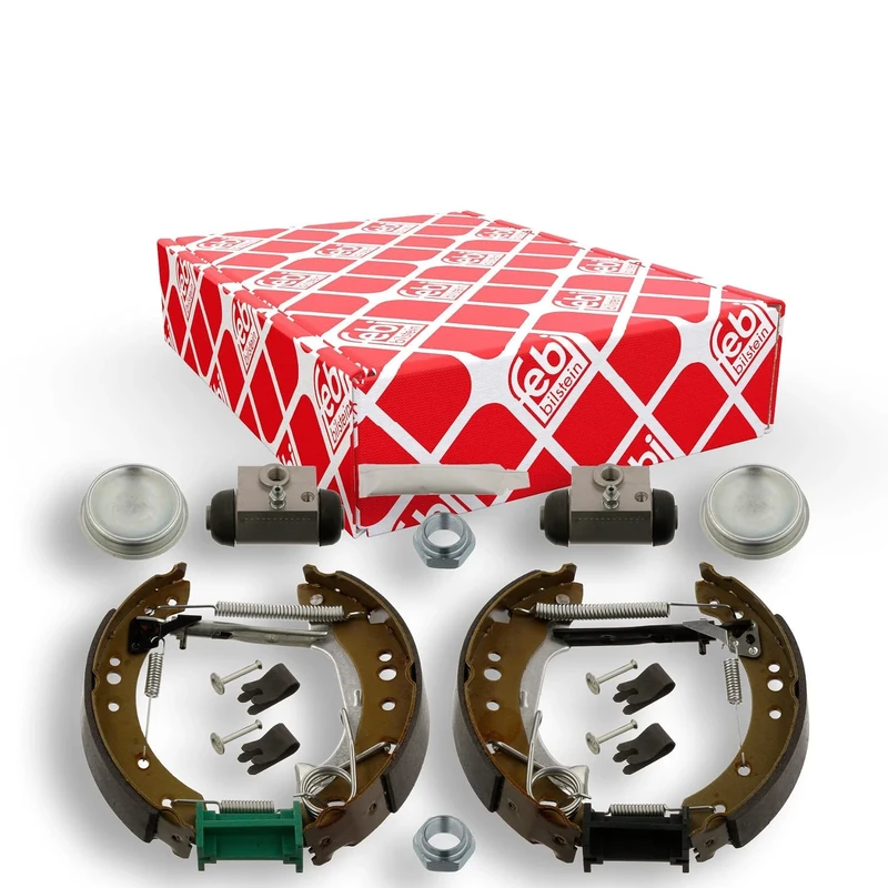 febi bilstein 37526 Brake Shoe Set with additional parts, pack of two