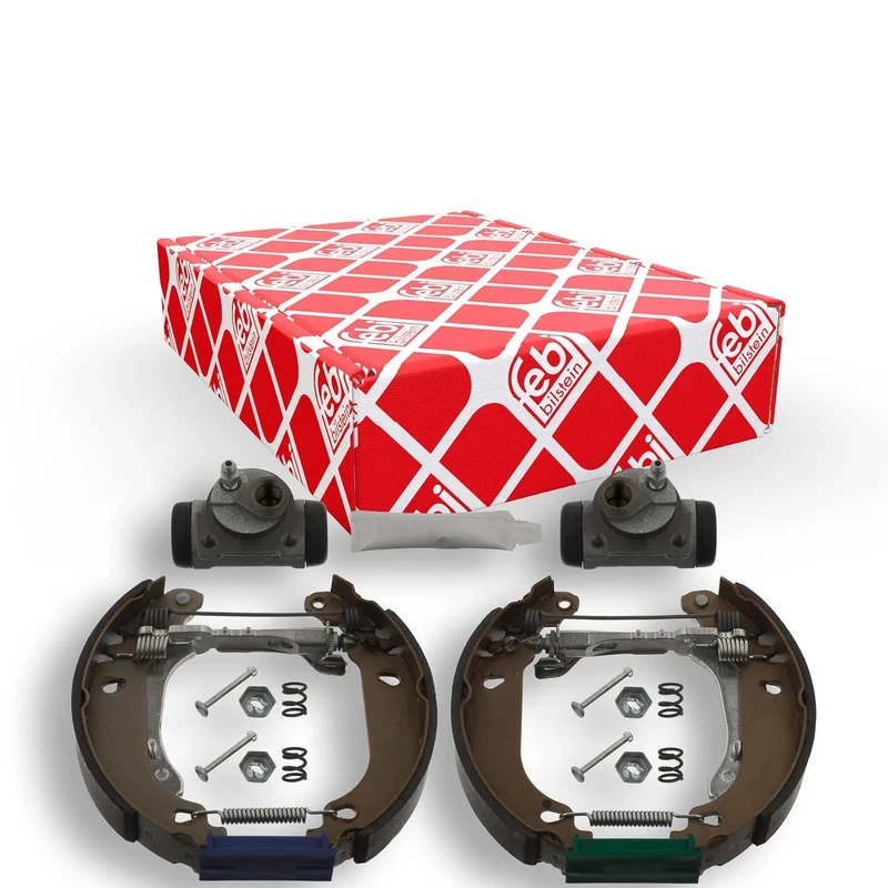 febi bilstein 37530 Brake Shoe Set with additional parts, pack of two