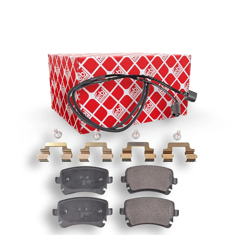 febi bilstein 16826 Brake Pad Set with fastening material, 1 unit