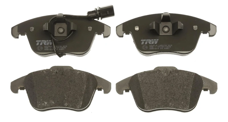 TRW GDB1814 Brake Pad Set of 4 for Audi A4 Saloon (8K2, B8) 2007-2015 Front Axle and other vehicles