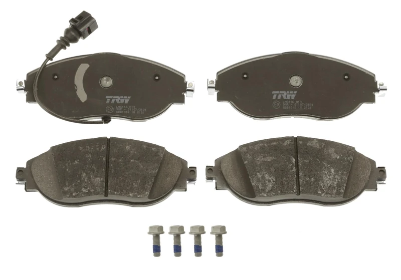 TRW GDB1918 Brake Pad Set of 4 for Skoda Octavia III (5E3, NL3, NR3) 2012-2021 Front Axle and other vehicles